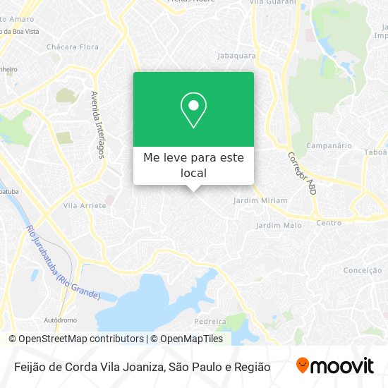 Feijão de Corda Vila Joaniza mapa