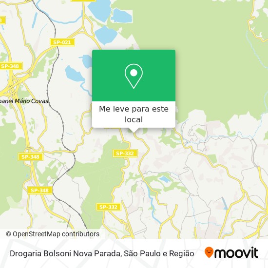 Drogaria Bolsoni Nova Parada mapa