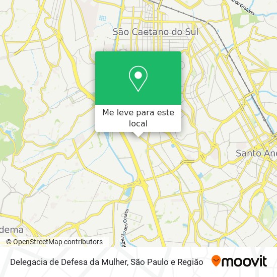 Delegacia de Defesa da Mulher mapa