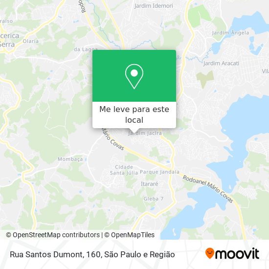 Rua Santos Dumont, 160 mapa