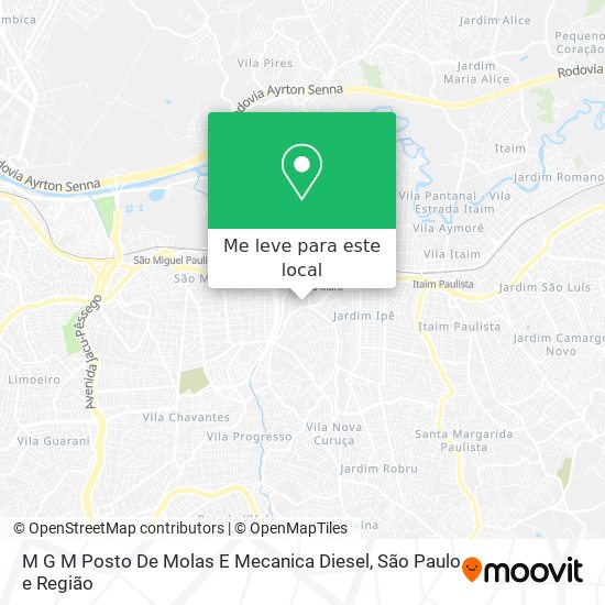 M G M Posto De Molas E Mecanica Diesel mapa