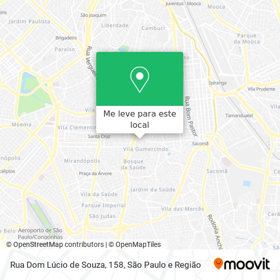 Rua Dom Lúcio de Souza, 158 mapa