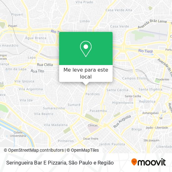 Seringueira Bar E Pizzaria mapa