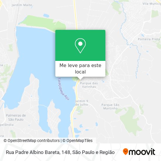Rua Padre Albino Bareta, 148 mapa