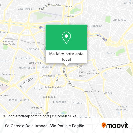 So Cereais Dois Irmaos mapa