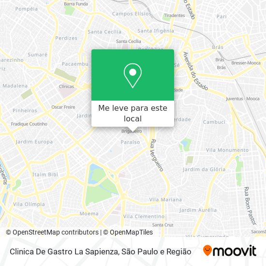 Clinica De Gastro La Sapienza mapa