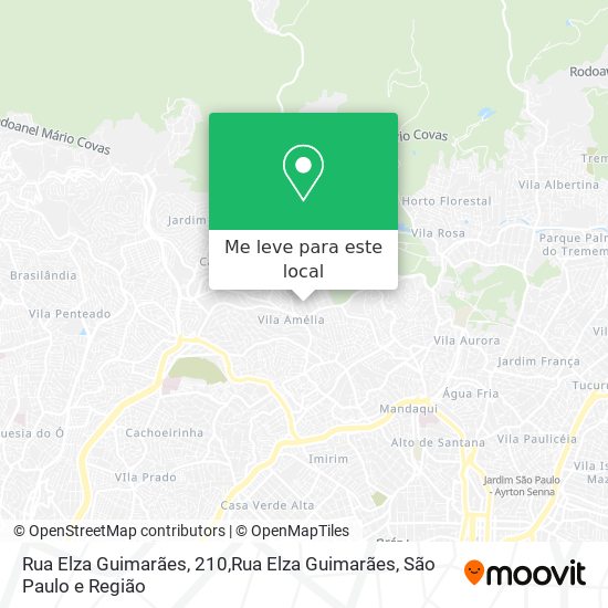 Rua Elza Guimarães, 210,Rua Elza Guimarães mapa