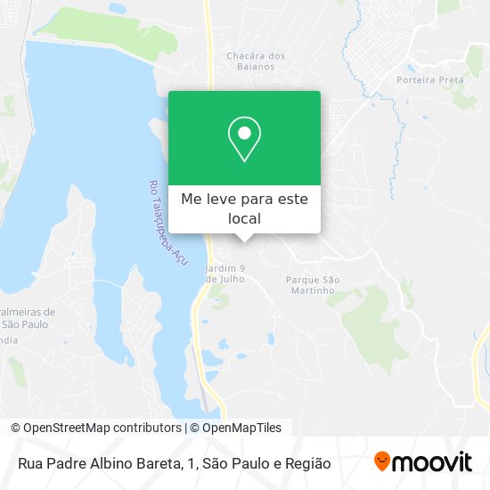Rua Padre Albino Bareta, 1 mapa