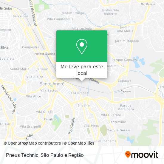 Pneus Technic mapa