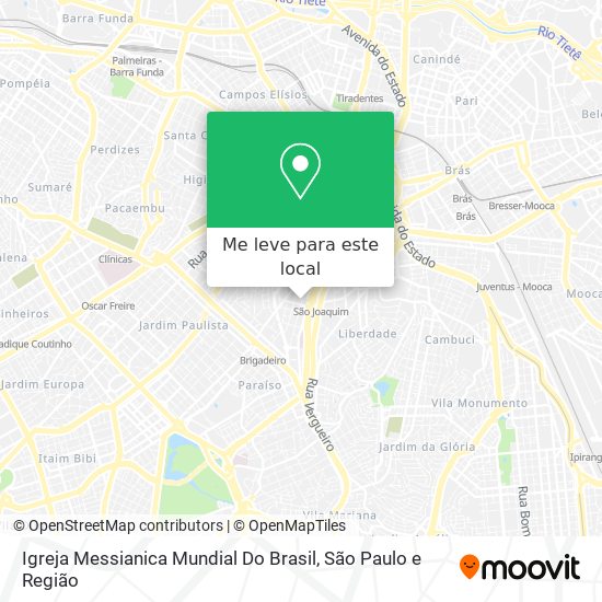 Igreja Messianica Mundial Do Brasil mapa