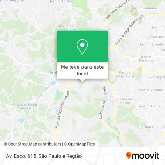 Av. Esco, 615 mapa