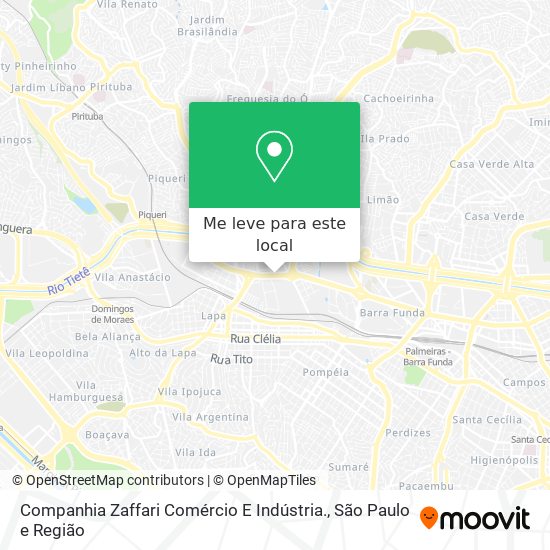 Companhia Zaffari Comércio E Indústria. mapa