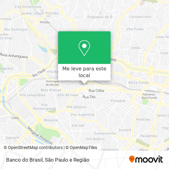 Banco do Brasil mapa