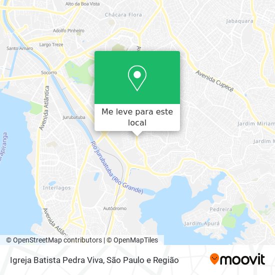 Igreja Batista Pedra Viva mapa