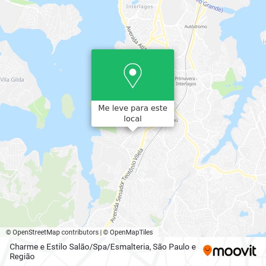 Charme e Estilo Salão / Spa / Esmalteria mapa