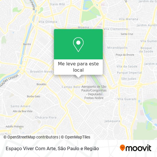 Espaço Viver Com Arte mapa