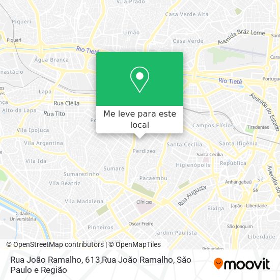 Rua João Ramalho, 613,Rua João Ramalho mapa