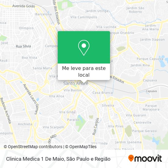 Clinica Medica 1 De Maio mapa