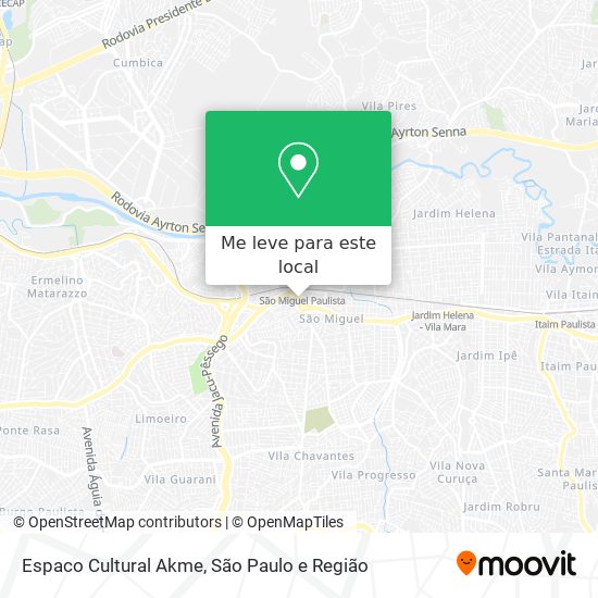 Espaco Cultural Akme mapa