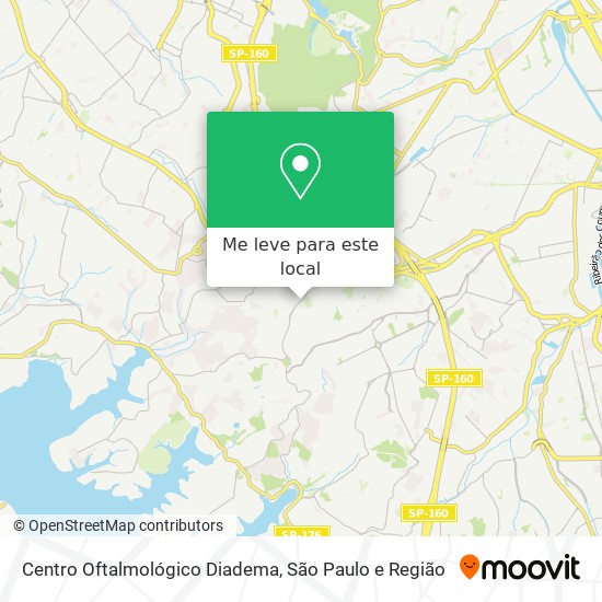 Centro Oftalmológico Diadema mapa