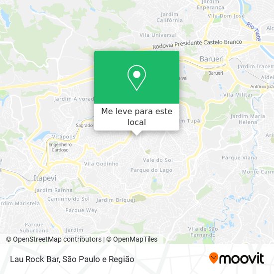 Lau Rock Bar mapa