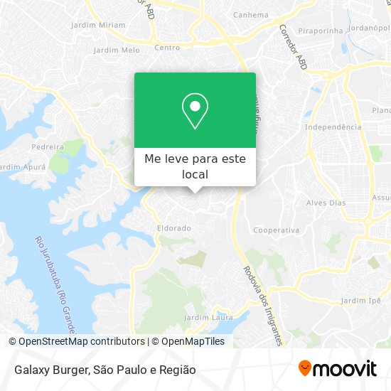 Galaxy Burger mapa