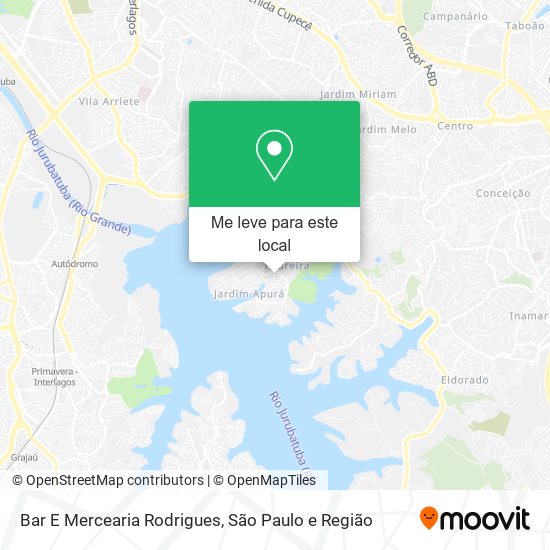 Bar E Mercearia Rodrigues mapa
