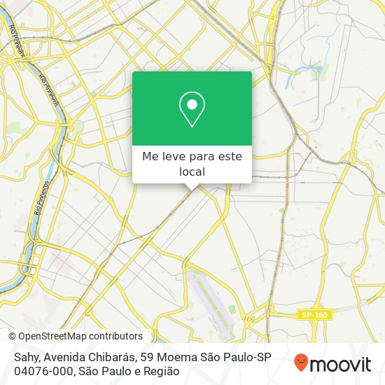 Sahy, Avenida Chibarás, 59 Moema São Paulo-SP 04076-000 mapa