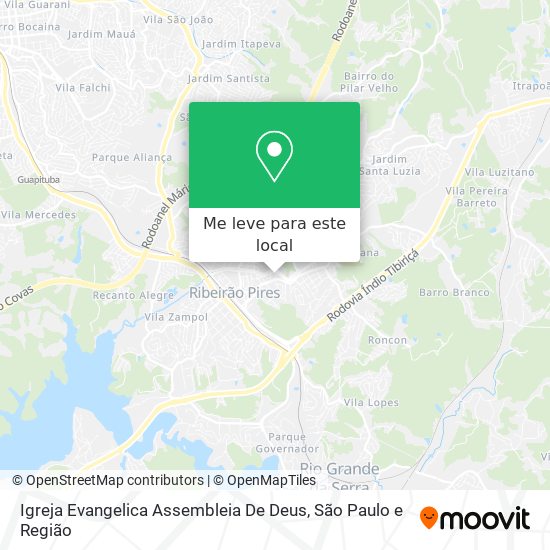 Igreja Evangelica Assembleia De Deus mapa