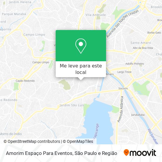 Amorim Espaço Para Eventos mapa