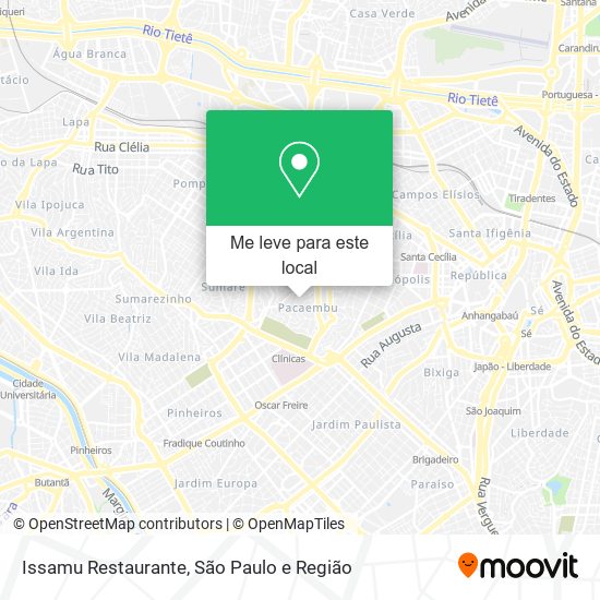 Issamu Restaurante mapa