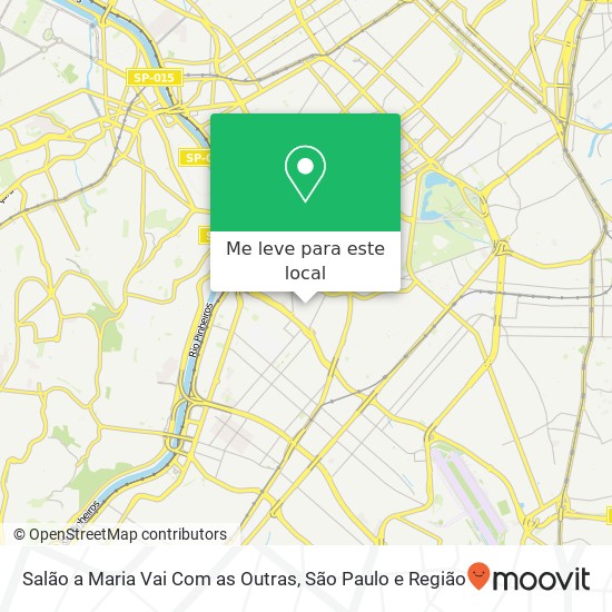 Salão a Maria Vai Com as Outras, Rua Nova Cidade Itaim Bibi São Paulo-SP 04547-071 mapa