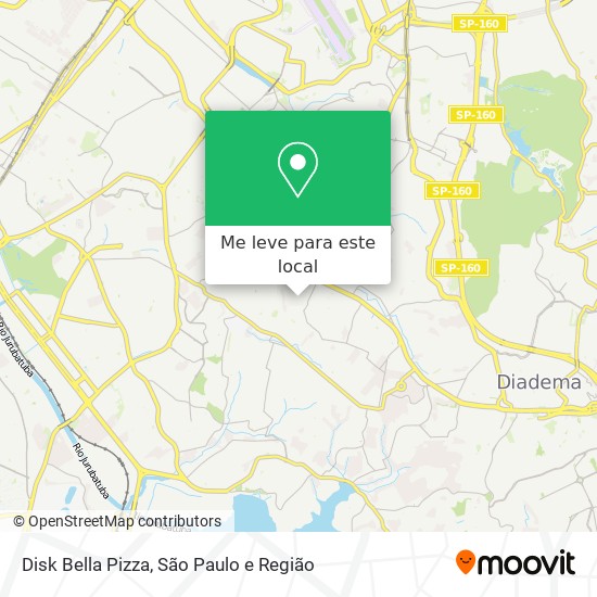 Disk Bella Pizza mapa