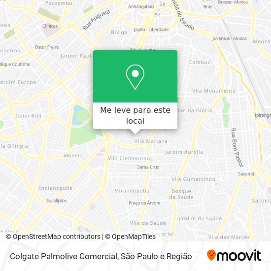 Colgate Palmolive Comercial mapa