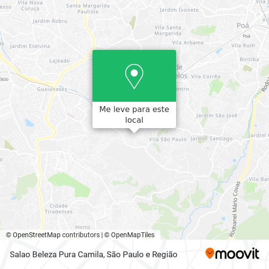 Salao Beleza Pura Camila mapa