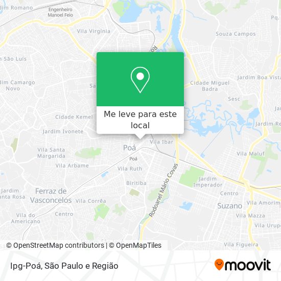 Ipg-Poá mapa