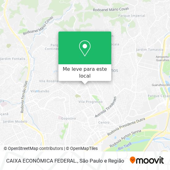 CAIXA ECONÔMICA FEDERAL. mapa