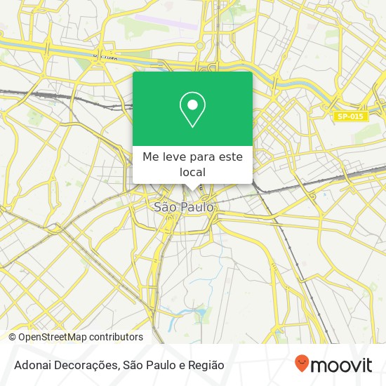 Adonai Decorações, Rua Vinte e Cinco de Março, 241 Sé São Paulo-SP 01021-000 mapa