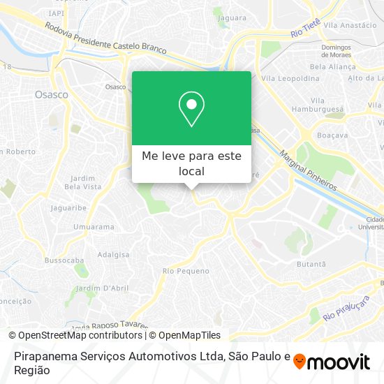 Pirapanema Serviços Automotivos Ltda mapa