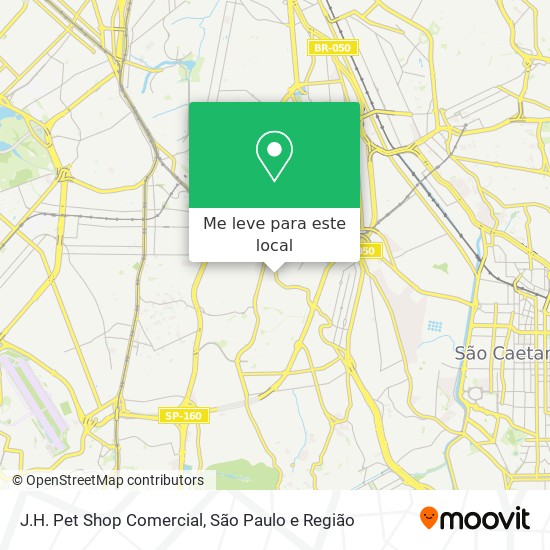 J.H. Pet Shop Comercial mapa