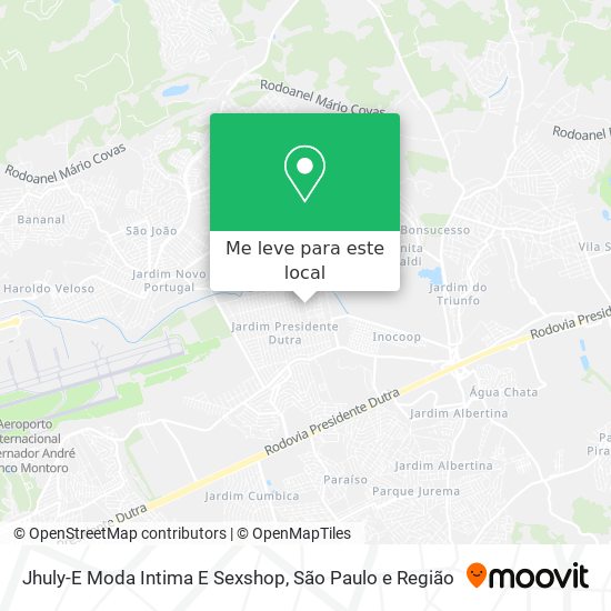 Jhuly-E Moda Intima E Sexshop mapa
