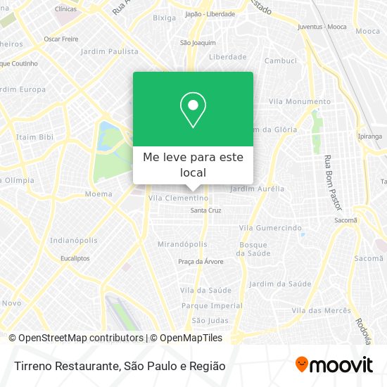 Tirreno Restaurante mapa