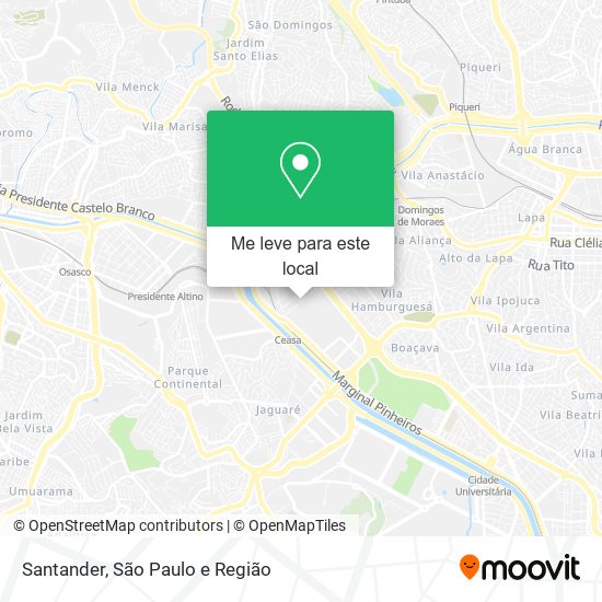 Santander mapa