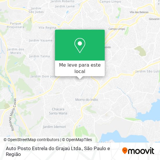 Auto Posto Estrela do Grajaú Ltda. mapa