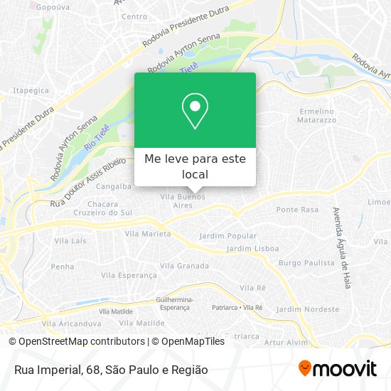 Rua Imperial, 68 mapa