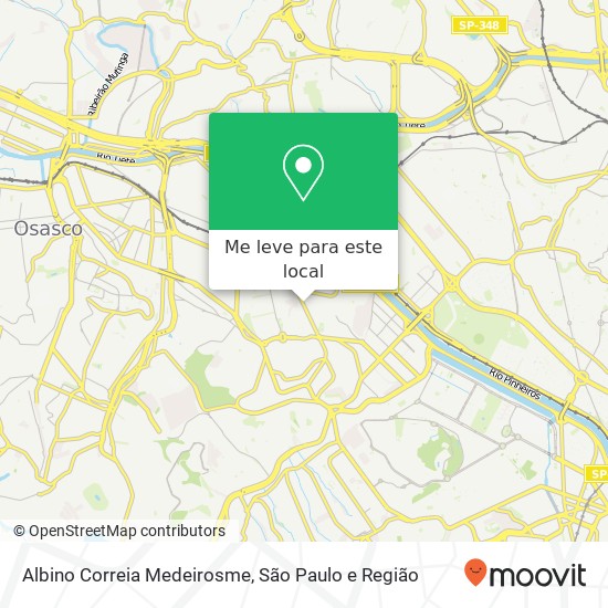 Albino Correia Medeirosme, Avenida Presidente Altino, 1450 Jaguaré São Paulo-SP 05323-080 mapa