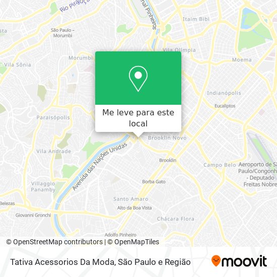 Tativa Acessorios Da Moda mapa