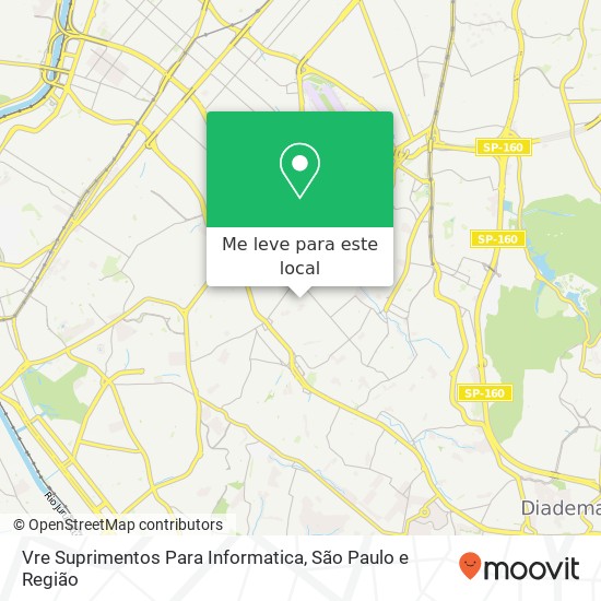 Vre Suprimentos Para Informatica, Avenida João Barreto de Menezes, 939 Jabaquara São Paulo-SP 04370-000 mapa