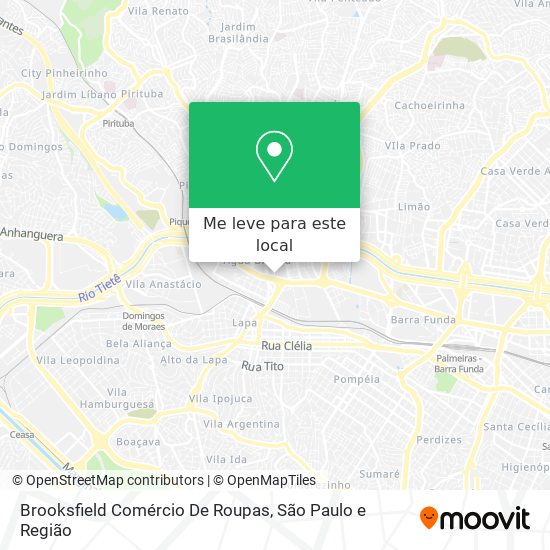 Brooksfield Comércio De Roupas mapa