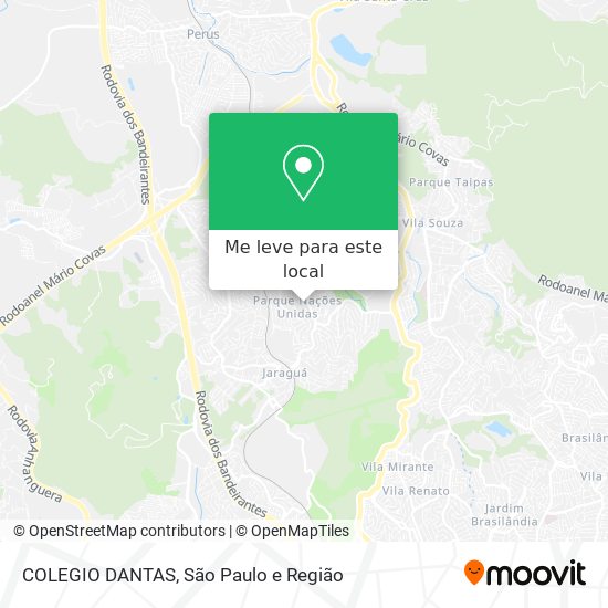 COLEGIO DANTAS mapa